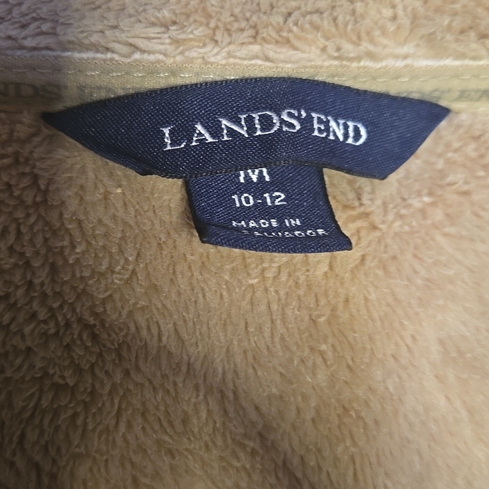 Lands' End Women's Tan Teddy Jacket - Picture 6 of 6
